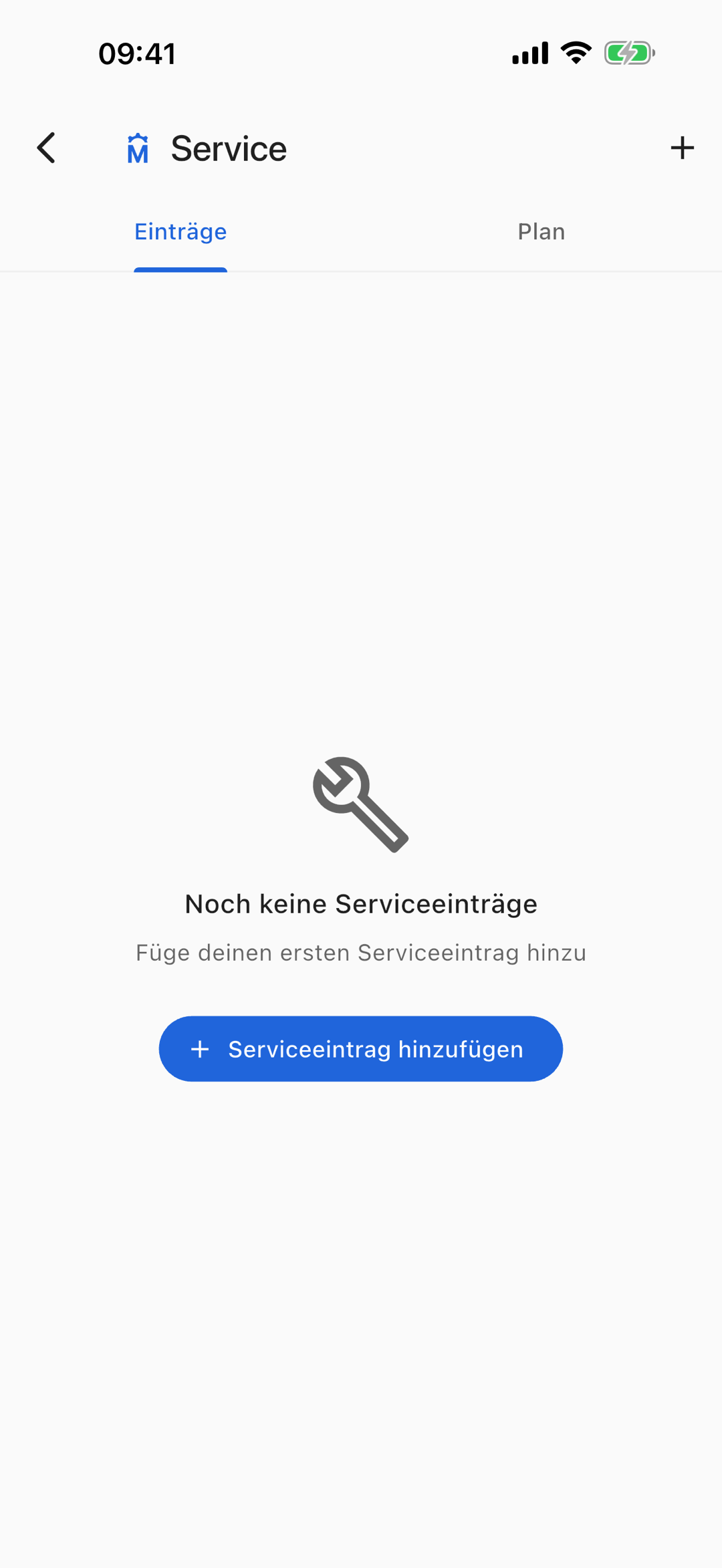 Servicehistorie mit gescannten Rechnungen in MotoLogger